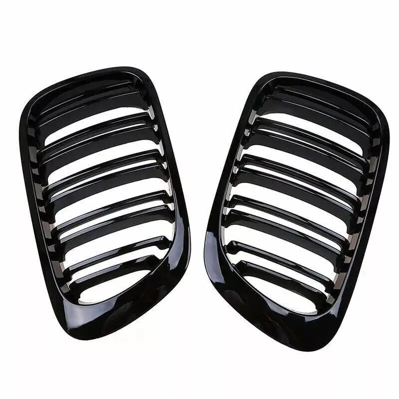 BMW E46 Coupe Piano Black Grille Set