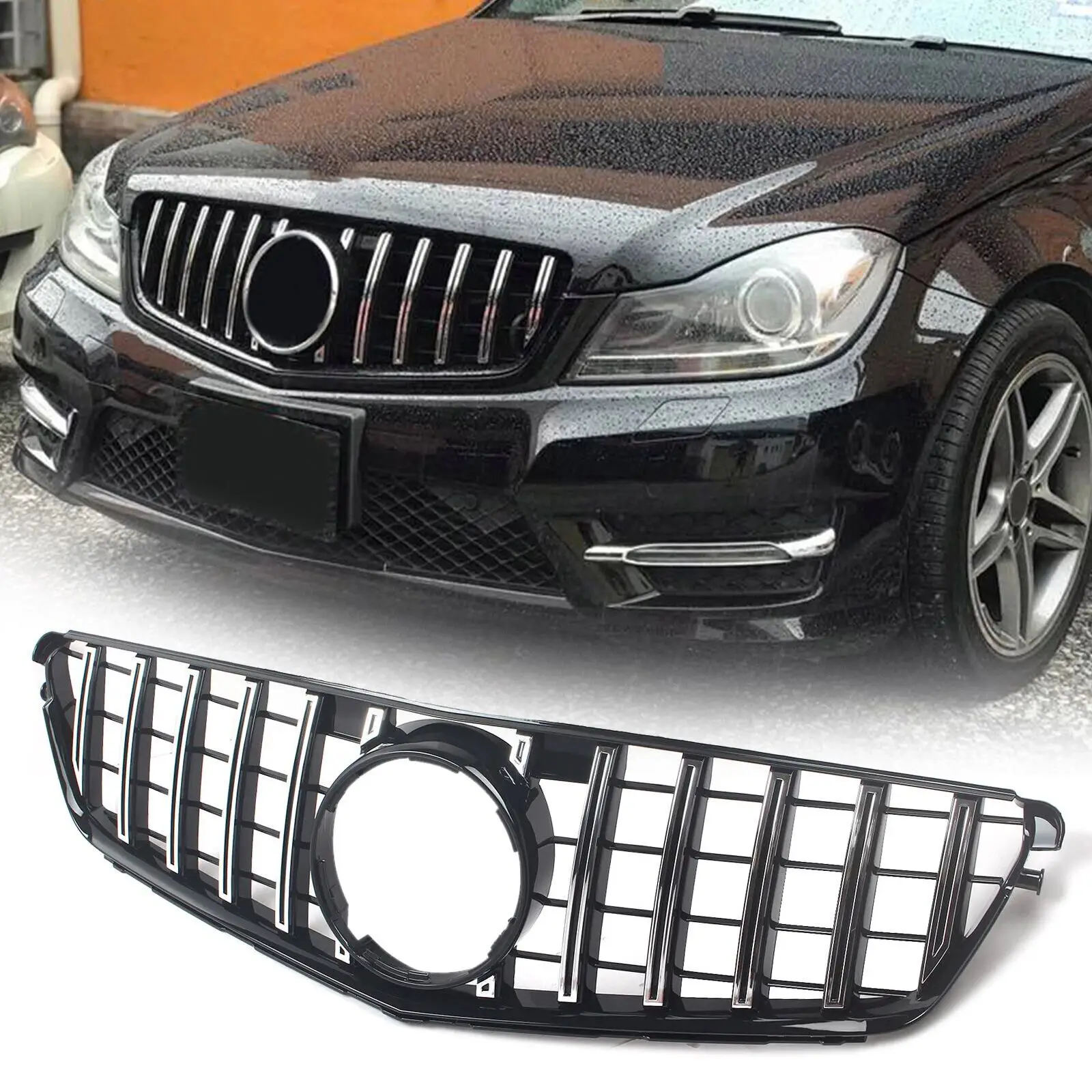 Mercedes W204 2007-2014 Gtr Chrome Grille