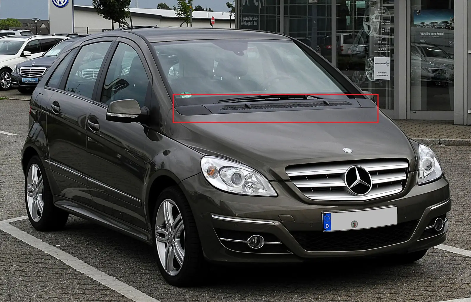 Mercedes A-Class W169 Lower Window Grille Set Mercedes B Ser