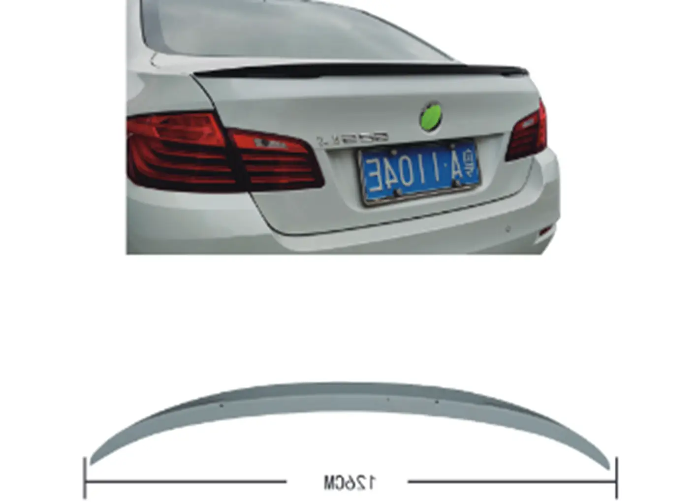 BMW 5 Serisi F10 Bagaj Spoileri -///M-Performance- | WENDER B A51622163506