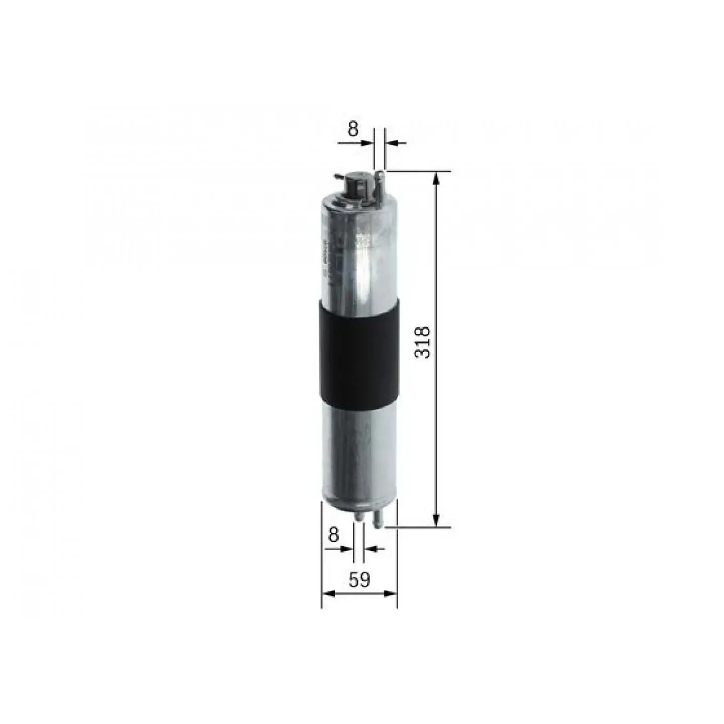 BMW 3 Series E46/5 325 ti compact M52 Fuel Filter | BOSCH 0450905952