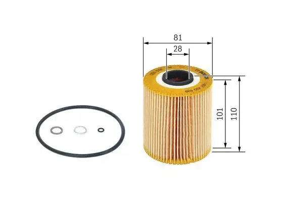 BMW 3 Serisi E36 320i M52 Yağ Filtresi | BOSCH 1457429638