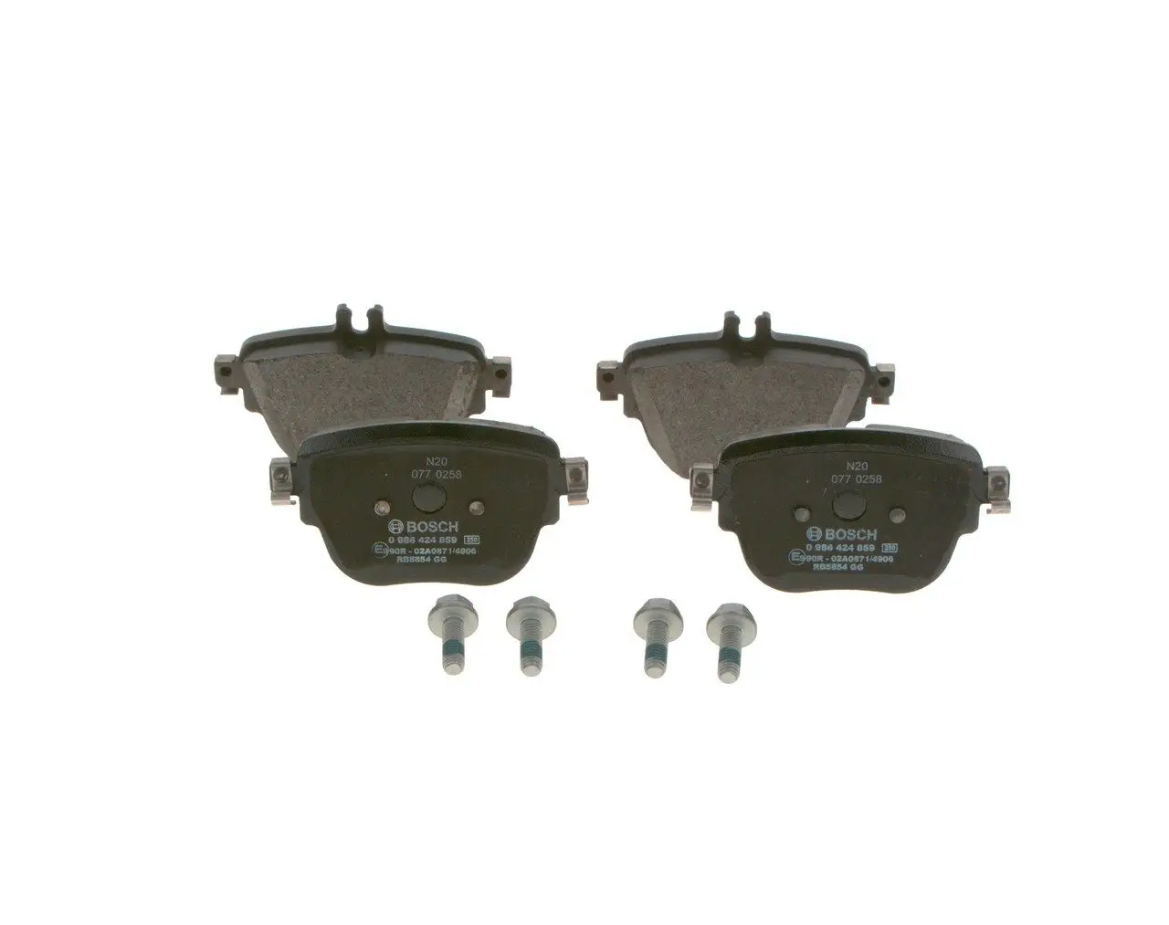 Mercedes W257 CLS 400d Fren Balatası Arka | BOSCH 0986424859