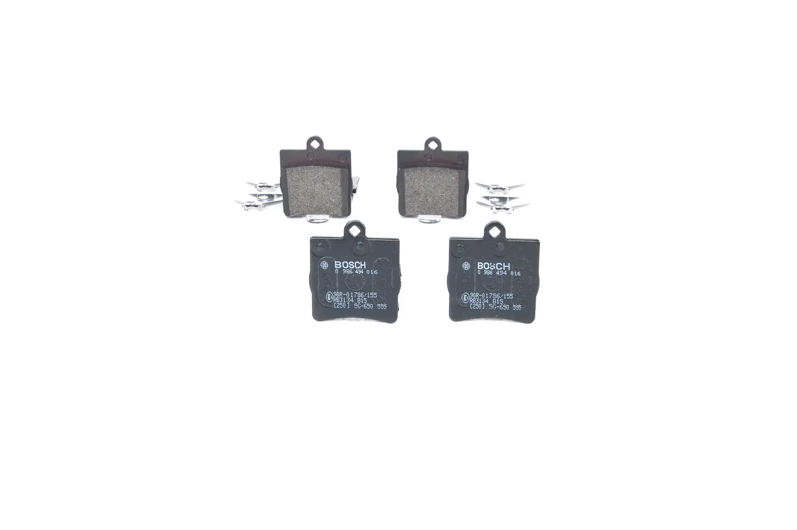 Mercedes W209 CLK 200CGI KOMPRESSOR Brake Brake Pad Rear | BOSCH 0986494016