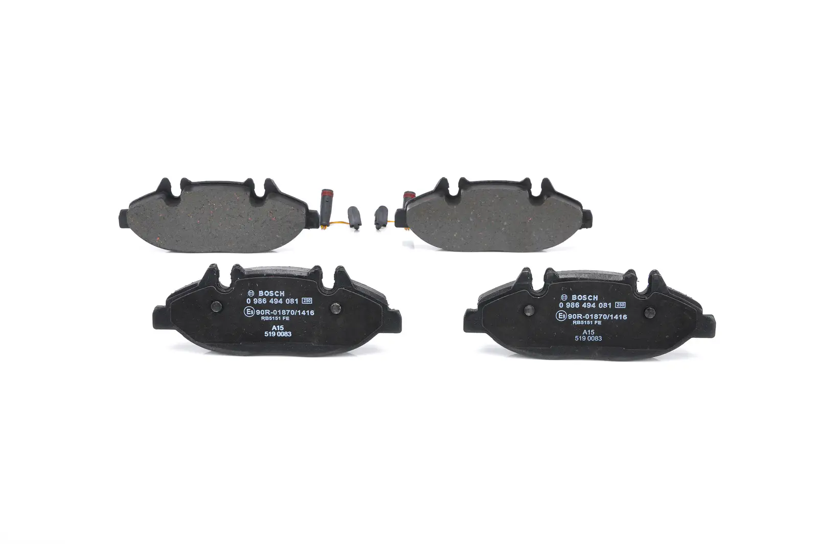 Mercedes W639 Vito 109CDI Brake Brake Pad Front | BOSCH 0986494081