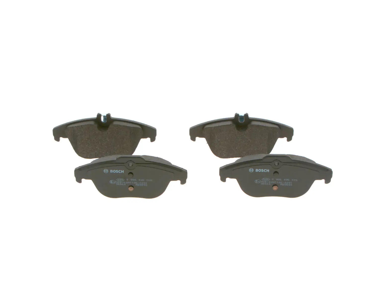 Mercedes W204 Rear Brake Pad Set | BOSCH 0986495105