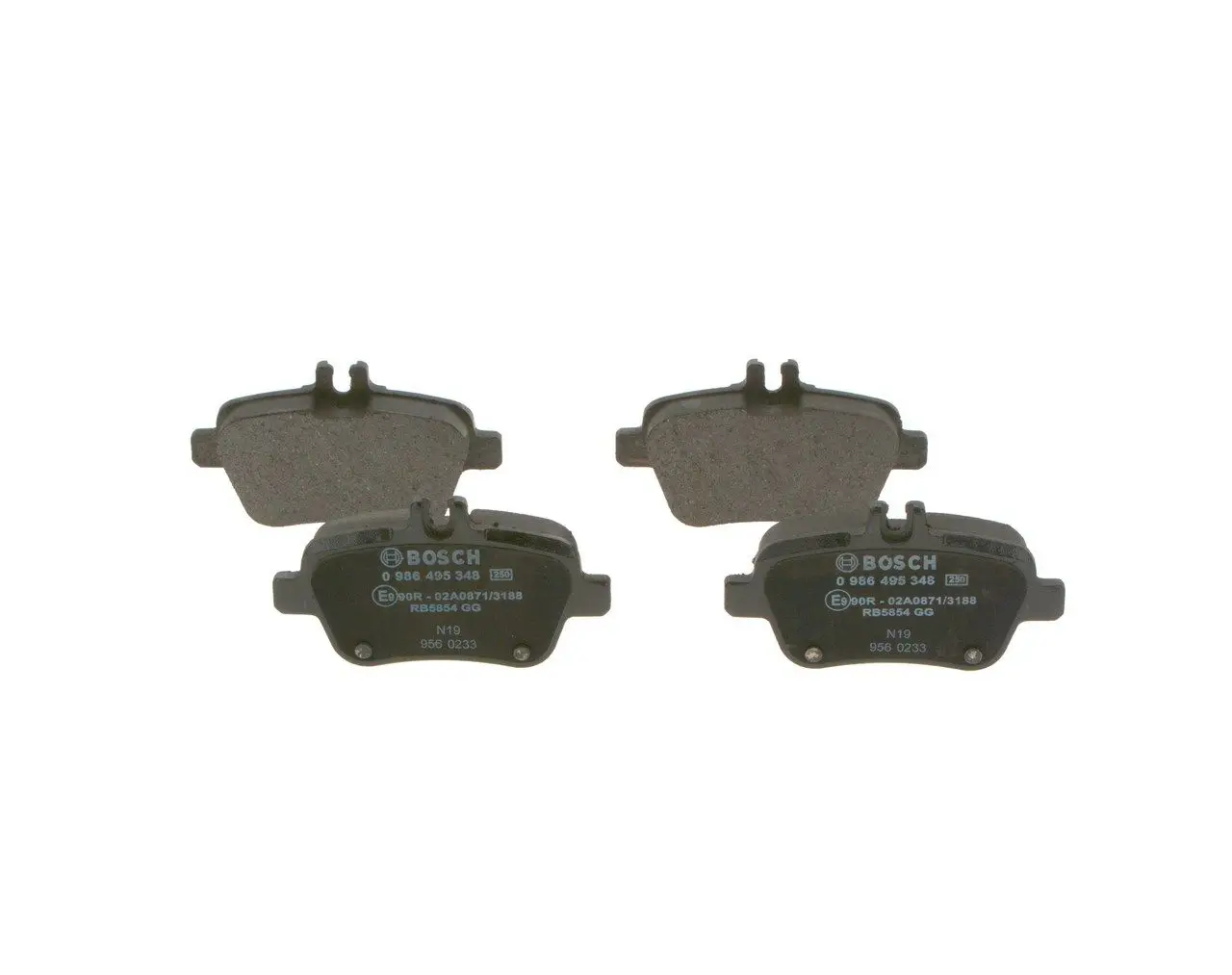 Mercedes W156 GLA 220 Brake Brake Pad Rear | BOSCH 0986495348