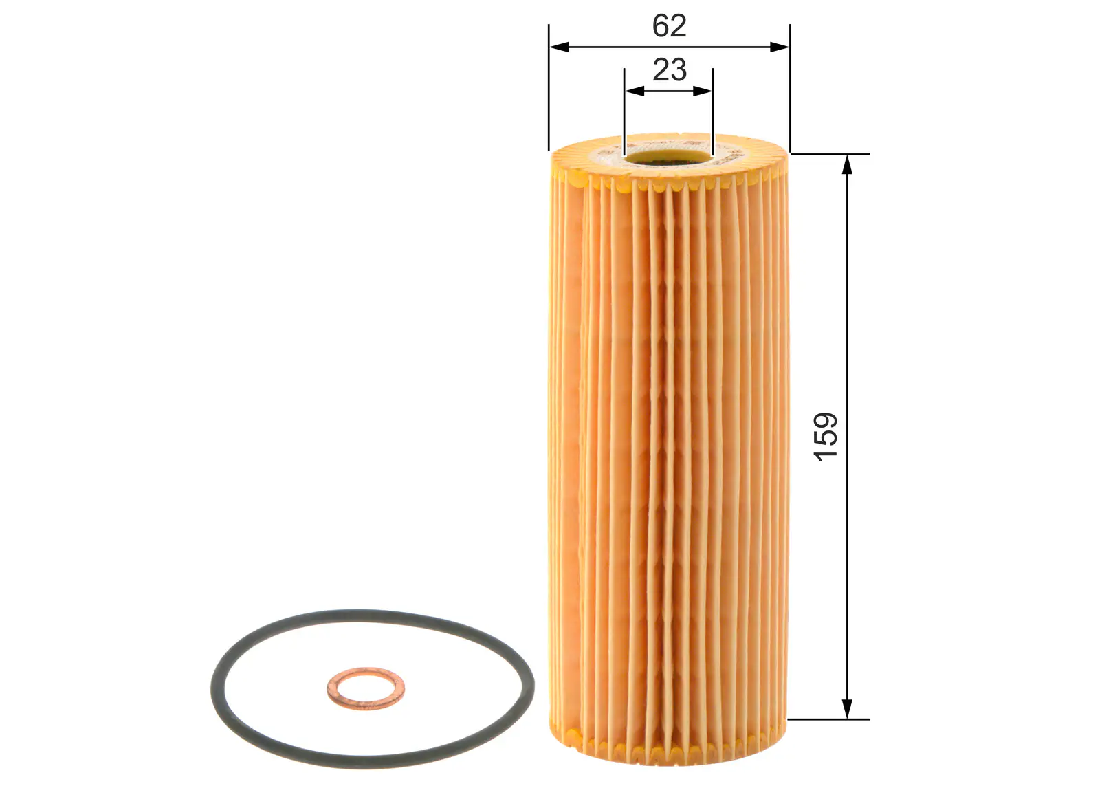 Mercedes W202 C 200 KOMPRESSOR T-Modell M111 Yağ Filtresi | BOSCH 1457429122
