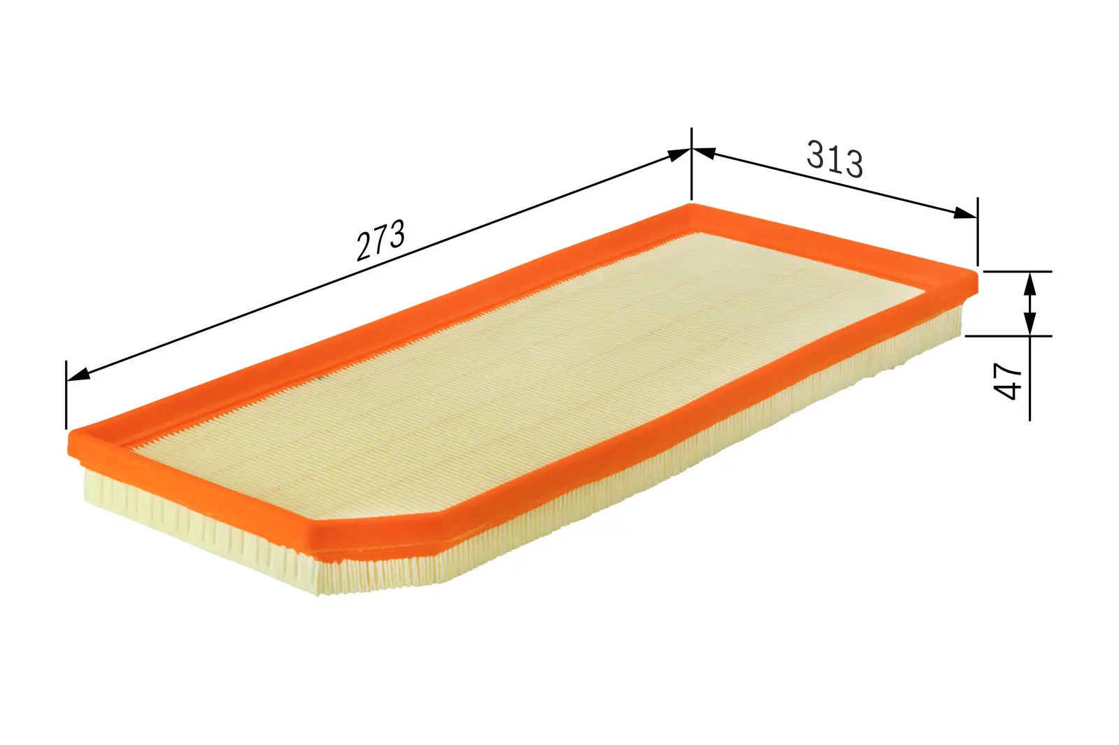 BMW E61 520d N47 Air Filter | BOSCH 1457433164