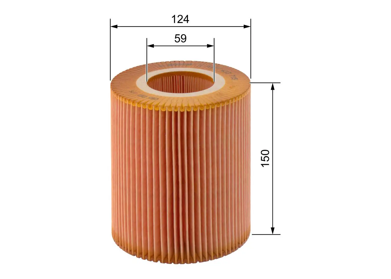 Mercedes W168 A 190 M166 Air Filter | BOSCH 1457433715