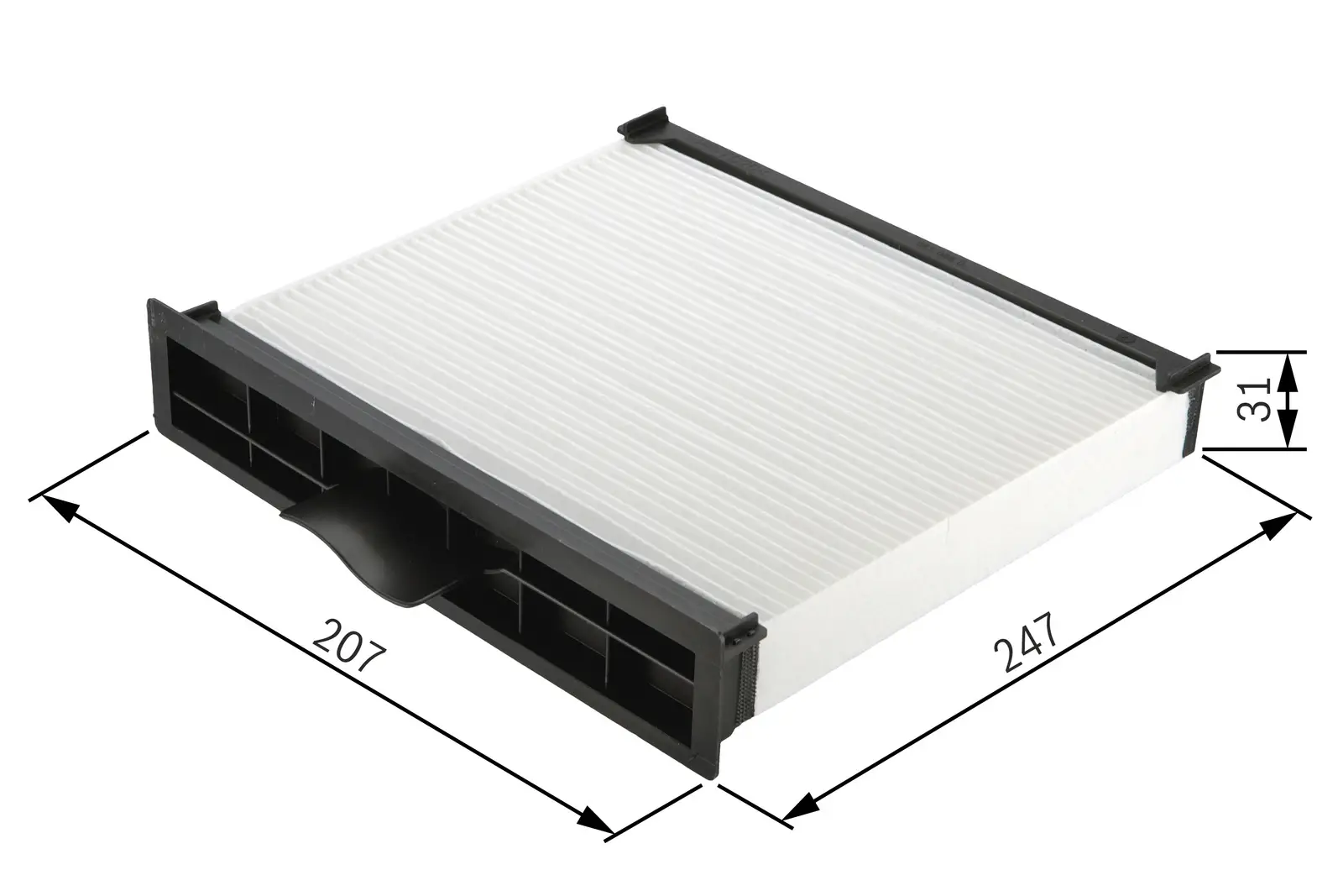 BMW F11 525d N47 Allergen Pollen Filter | BOSCH 1987432315