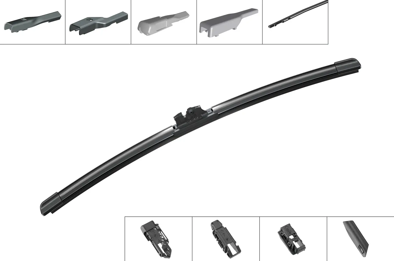 BMW F44 220i 2.0 Gran Coupe 2WD Wiper Set Plus Front Passenger Side | BOSCH 3397016305