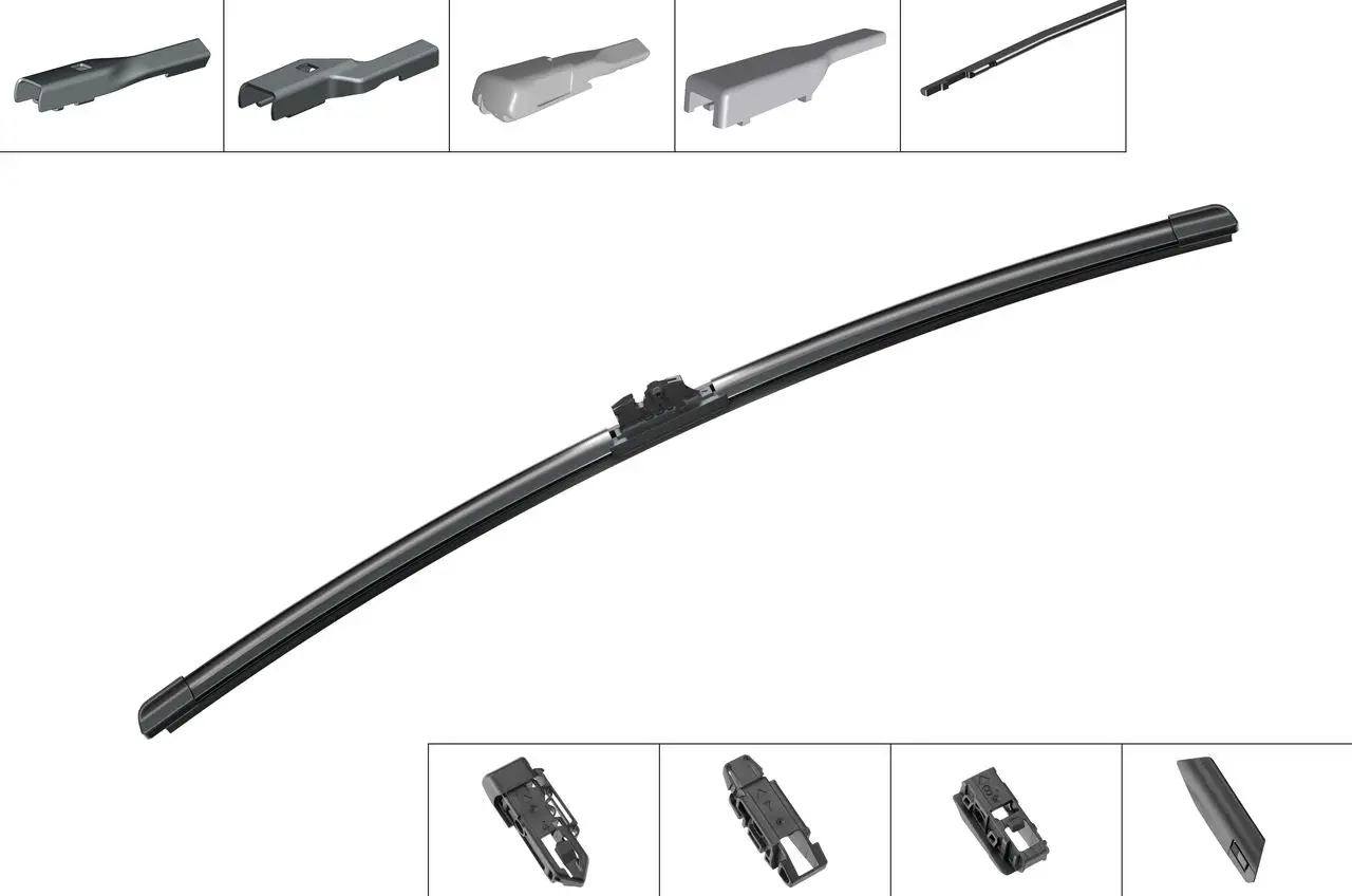 Mercedes W212 E 200L 2.0T Wiper Set Plus Front Passenger Side | BOSCH 3397016310