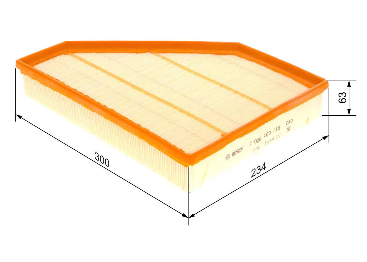 BMW E90 330d N57 Air Filter | BOSCH F026400119