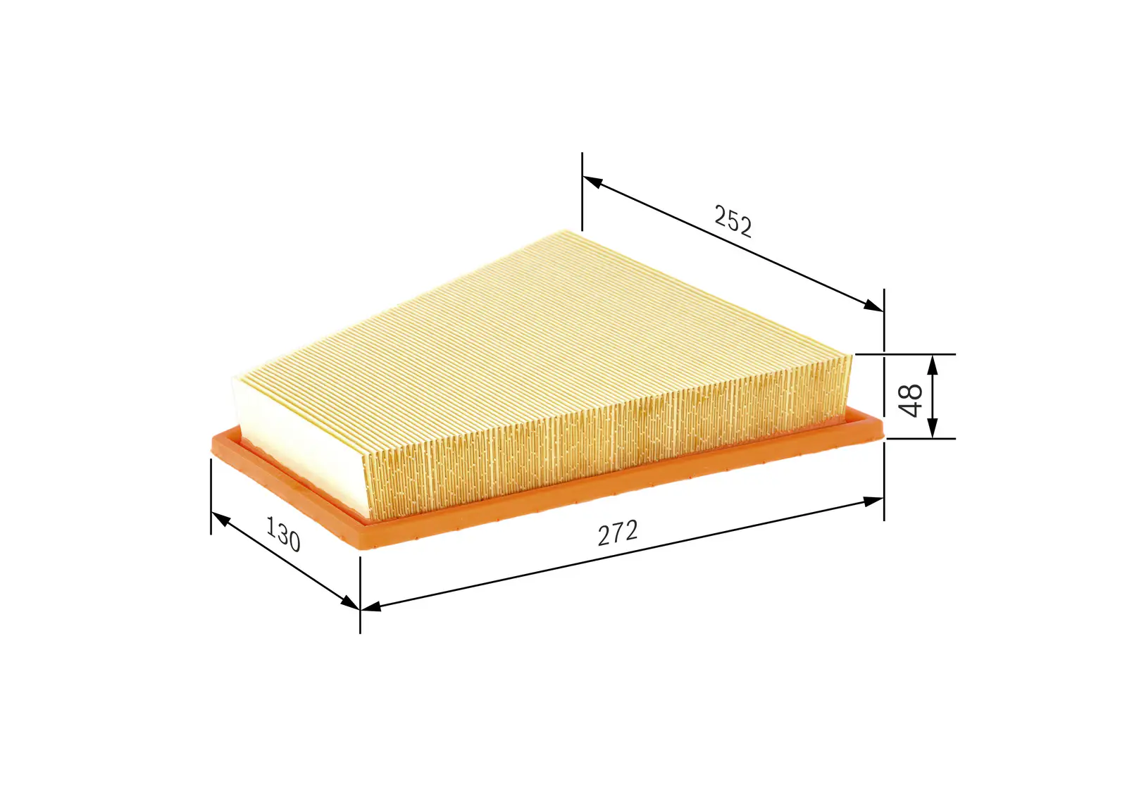 BMW F11 523i N20 Air Filter | BOSCH F026400149