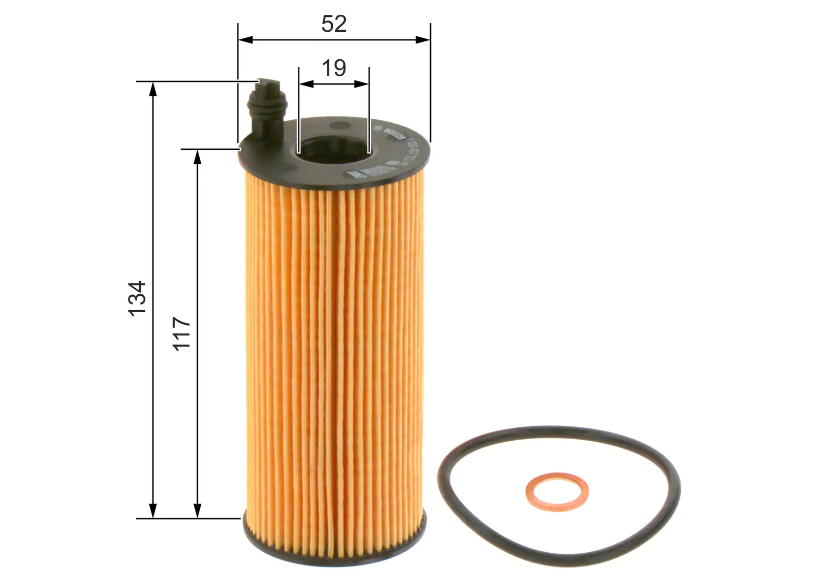 BMW F11 530d N57 Yağ Filtresi | BOSCH F026407123