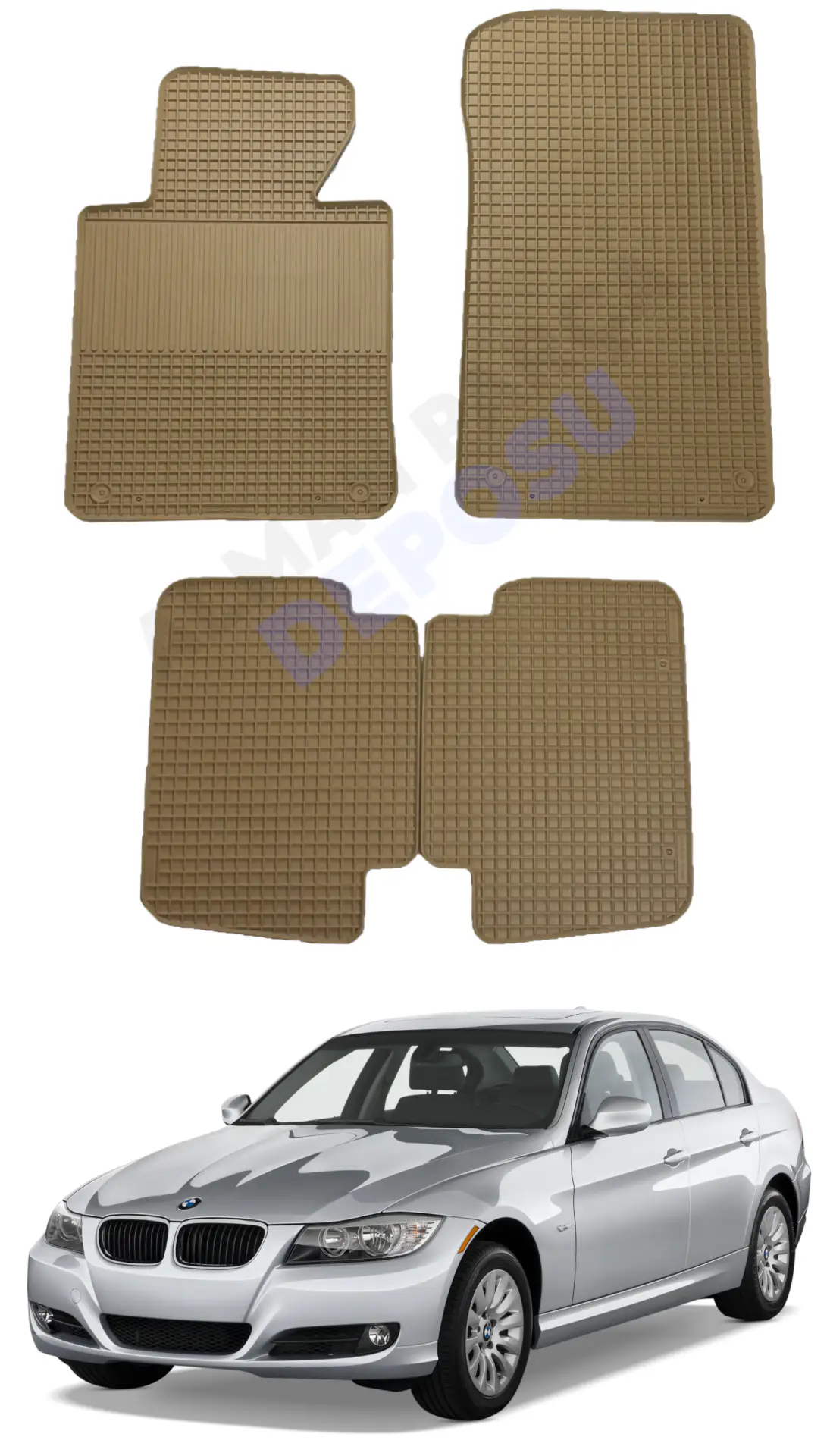 Bmw 3 Serisi E90 E91 E92 2004-2012 E90 Lastik Paspas Bej Koku Yapmaz Orijinal Kesim Schönek