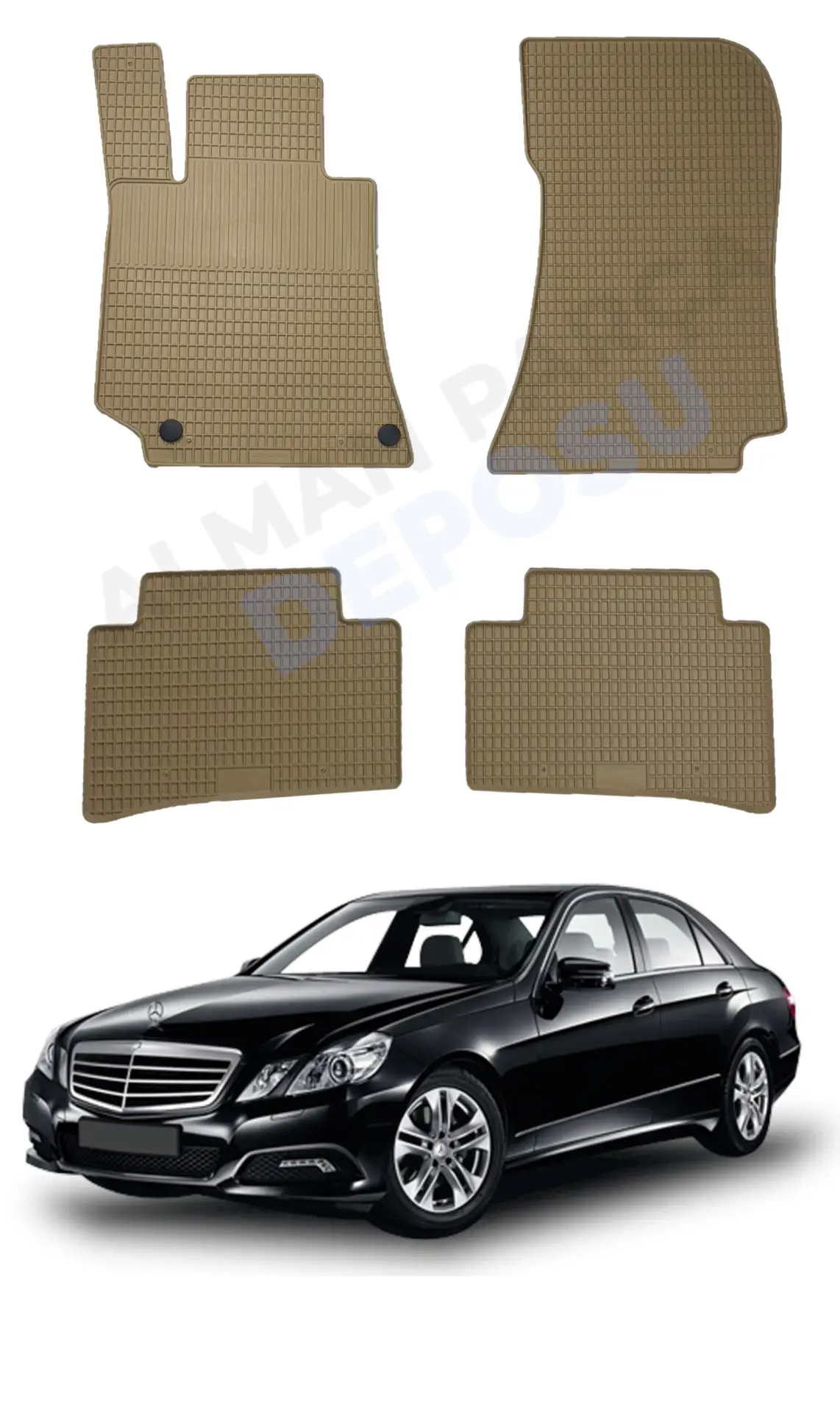 Mercedes E Serisi 2009-2016 W212 Lastik Paspas Bej Koku Yapmaz Orijinal Kesim Schönek