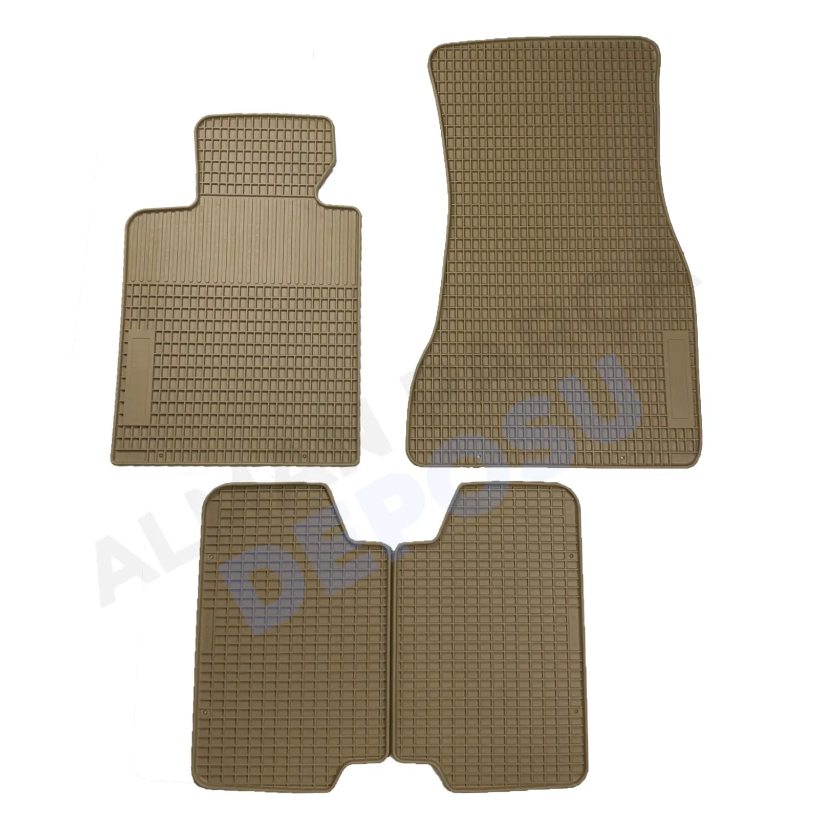 BMW G30 Rubber Floor Mat Beige Odorless Original Custom-Cut Schönek