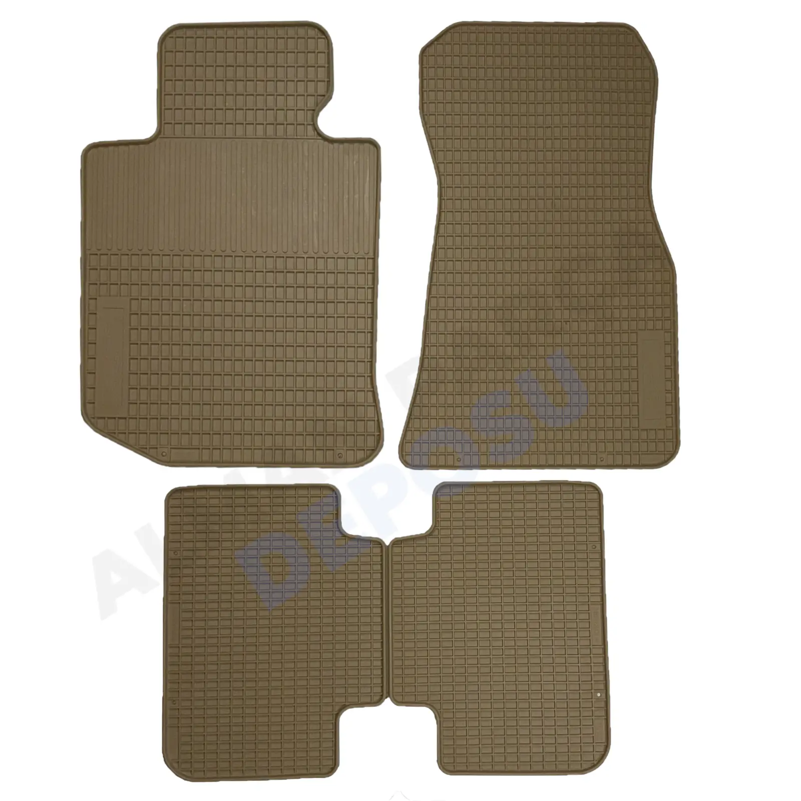 BMW G20 Rubber Floor Mat Beige Odorless Original Custom-Cut Schönek