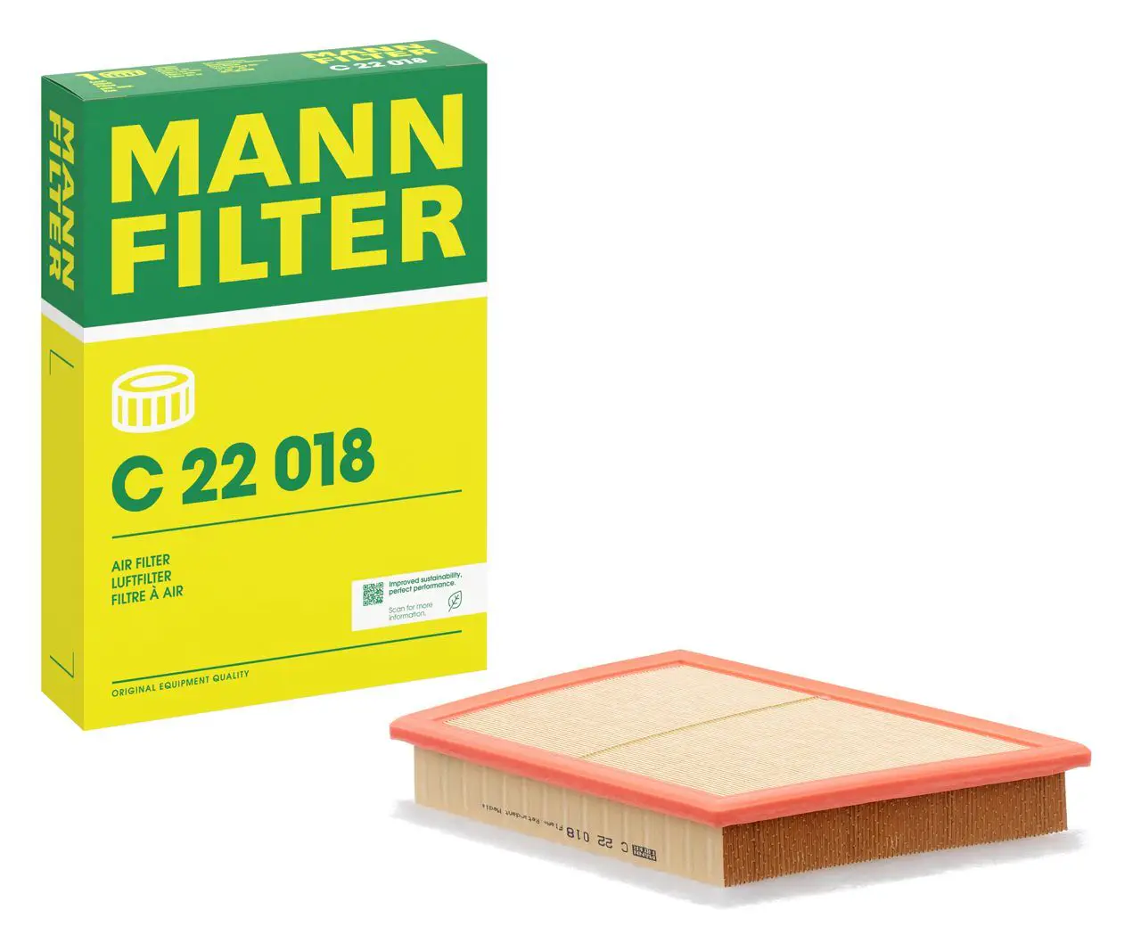 BMW 1 Series F40 116d 118i B38 B37 Air Filter | MANN C 22 018