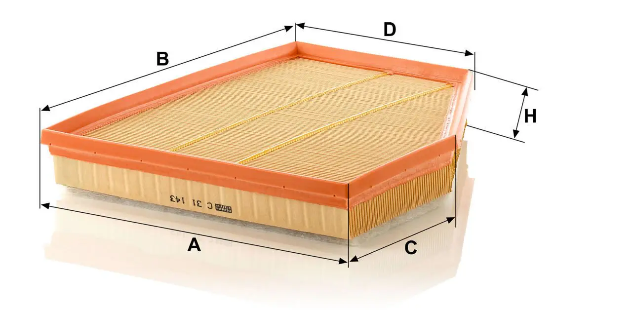 BMW 5 Series E60/61 520d N47 Air Filter | MANN C 31143 BMW 5