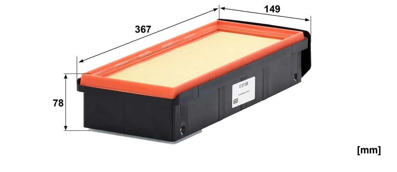 BMW 3 Series F30, F31 335 dX N57 Air Filter | MANN C 37009