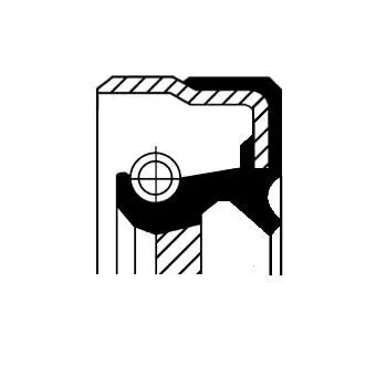 Mercedes W204 OM651 Differential Seal | CORTECO 01036820B