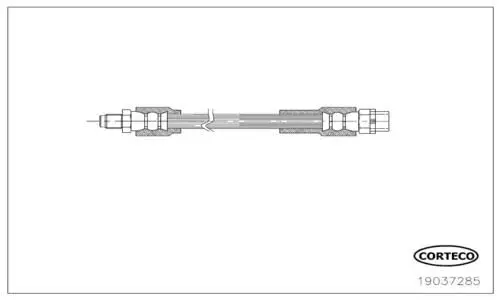 BMW X3 Serisi F25 Fren Hortumu Arka | CORTECO 19037285