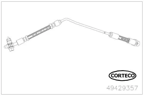 BMW X5 Serisi E53 Fren Hortumu Arka Sağ | CORTECO 49429357