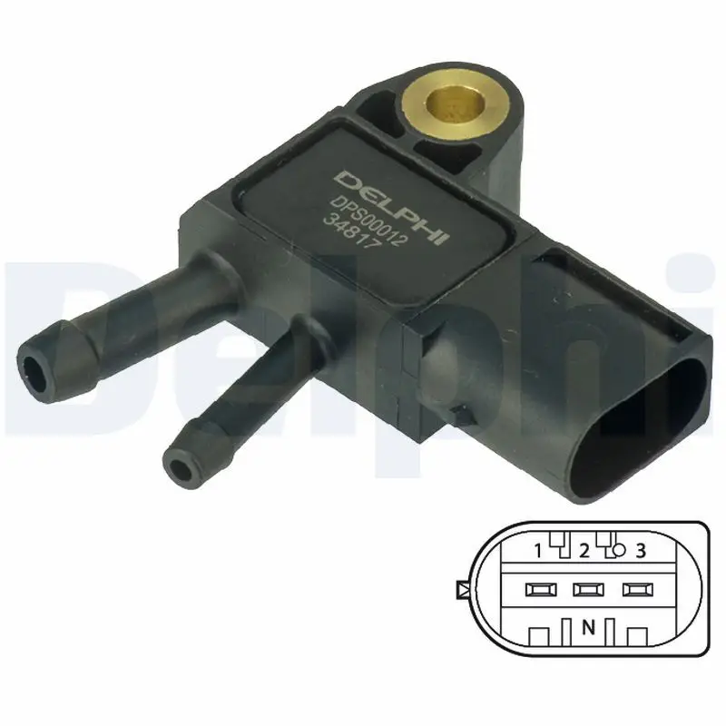 Mercedes W204 OM646 Exhaust Pressure Sensor | DELPHI DPS00012