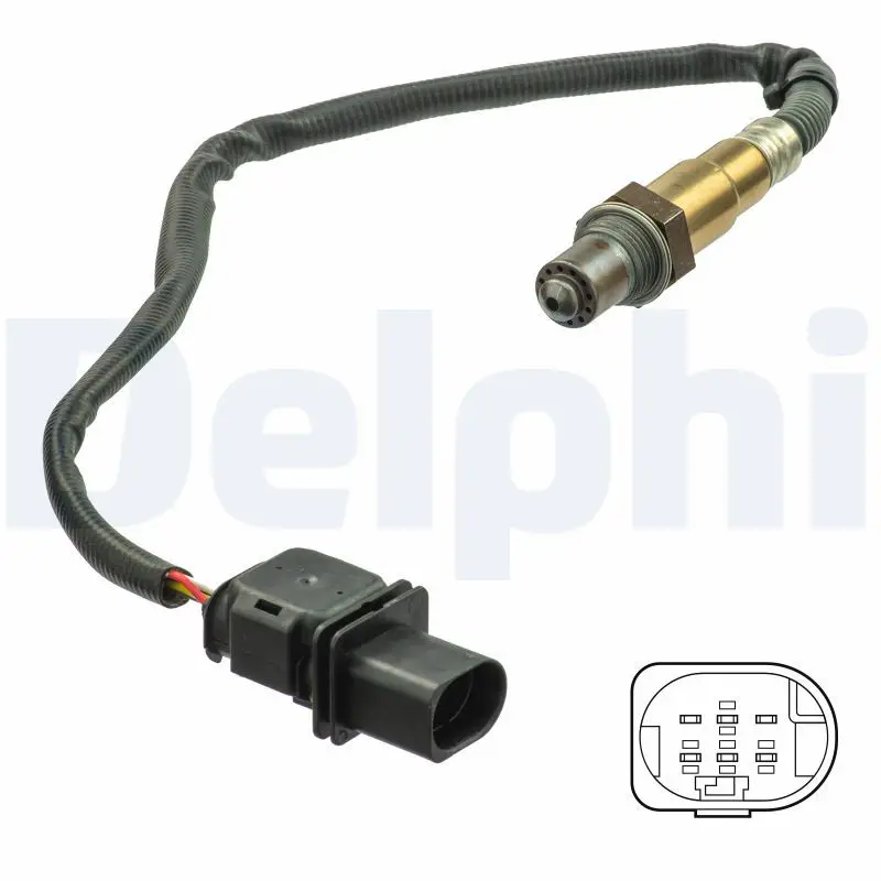 BMW 5 Series E60 M57 Oxygen Sensor | DELPHI ES21159-12B1