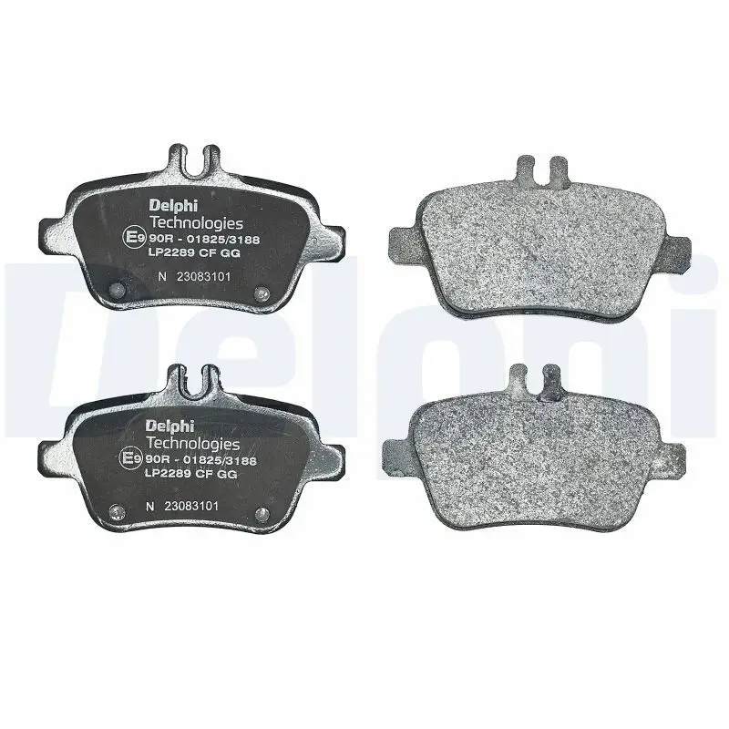 Mercedes W156 Brake Brake Pad Rear | DELPHI LP2289