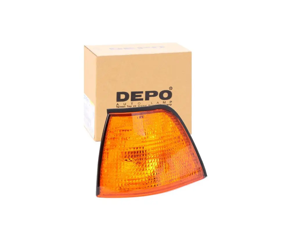 BMW E36 Sedan Left Yellow Signal Lamp - DEPO