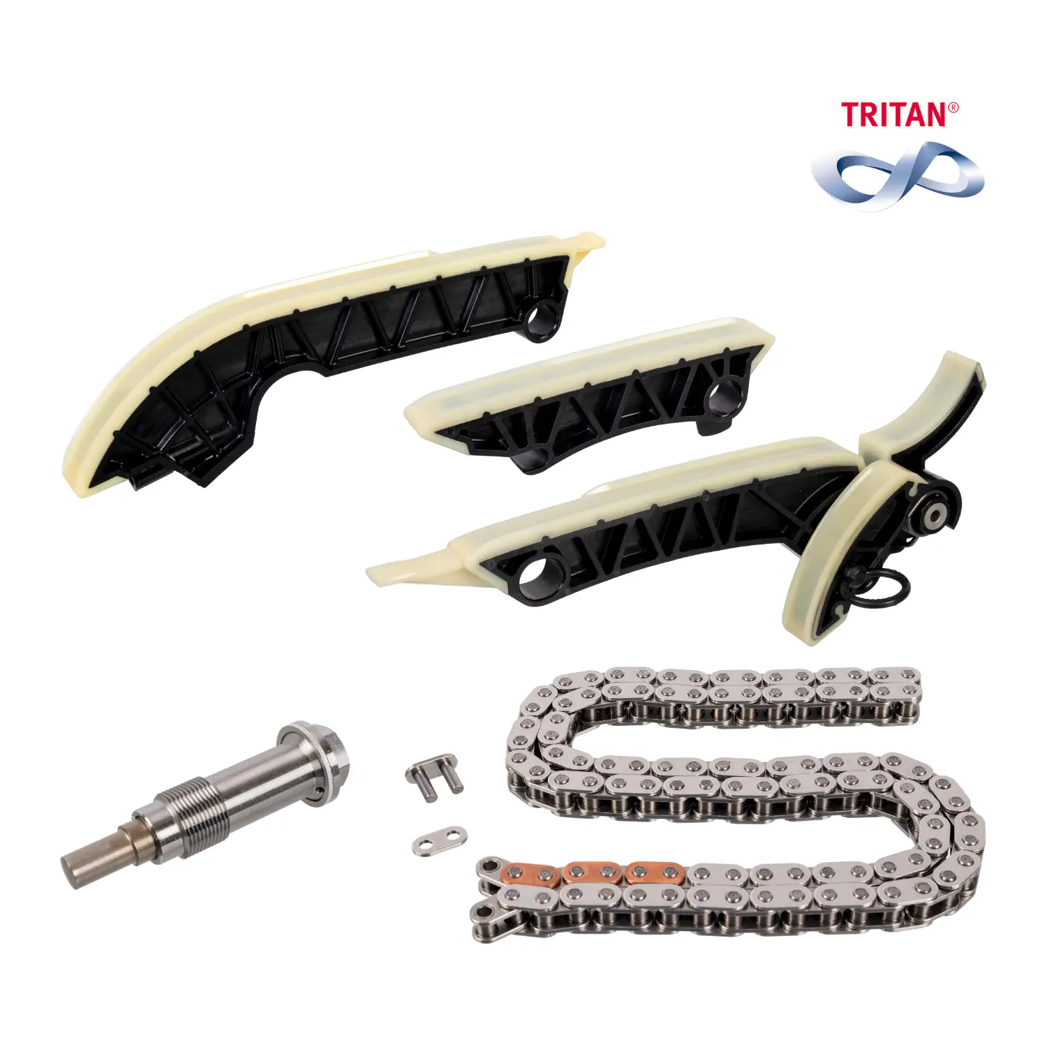 Mercedes CLA C118 CLA 180d OM654 Camshaft Chain Set | FEBI 172877