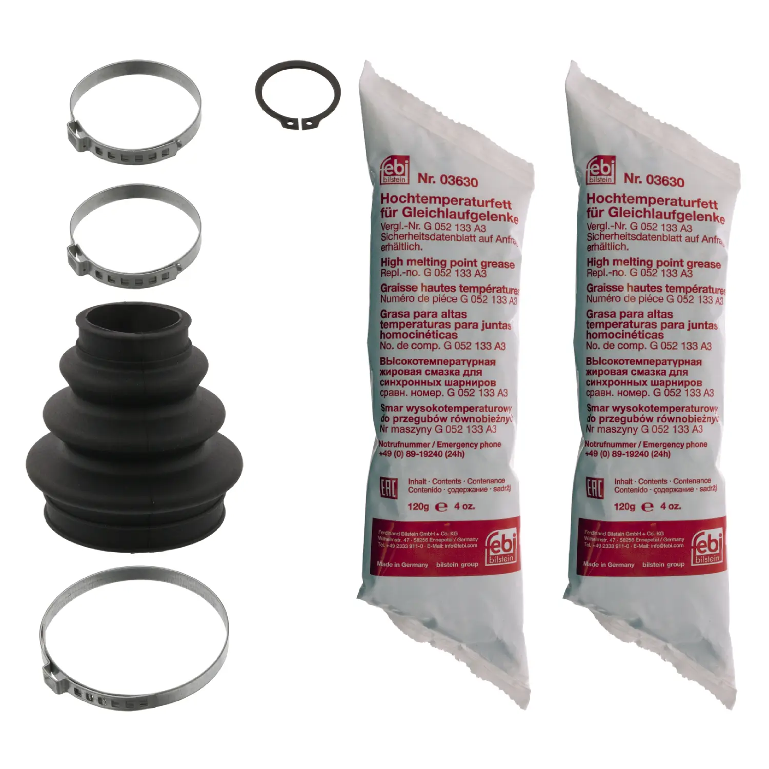 BMW 5 Series E60 Outer Rear CV Boot | FEBI 36558