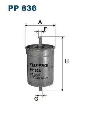 BMW 3 Series E36 320i M50 Fuel Filter | FILTRON PP836 BMW 3