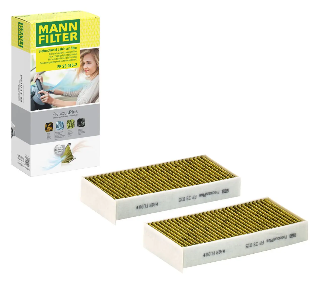 BMW i3 I01 Cabin Filter | MANN FP 23015-2 BMW X1 F48 16d B37