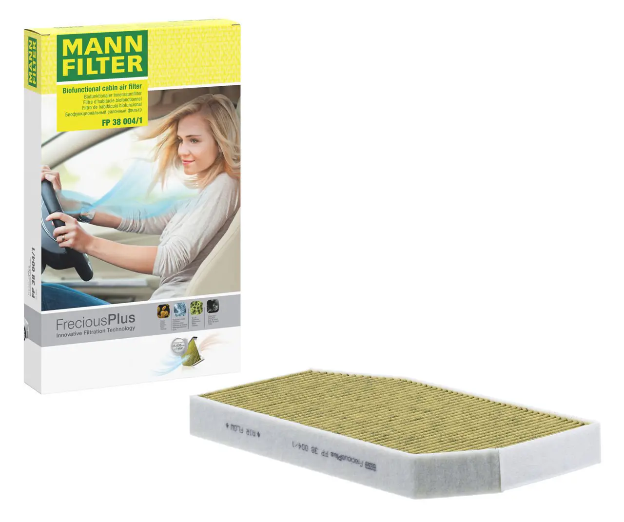 BMW 5 Series G60 520i Mild-Hybrid A B48 Cabin Filter | MANN FP 38004/1