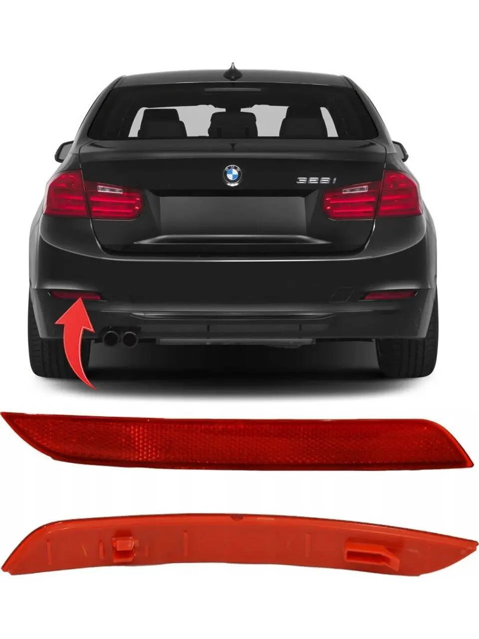 BMW F30 Left Rear Bumper Reflector - GKL 340278