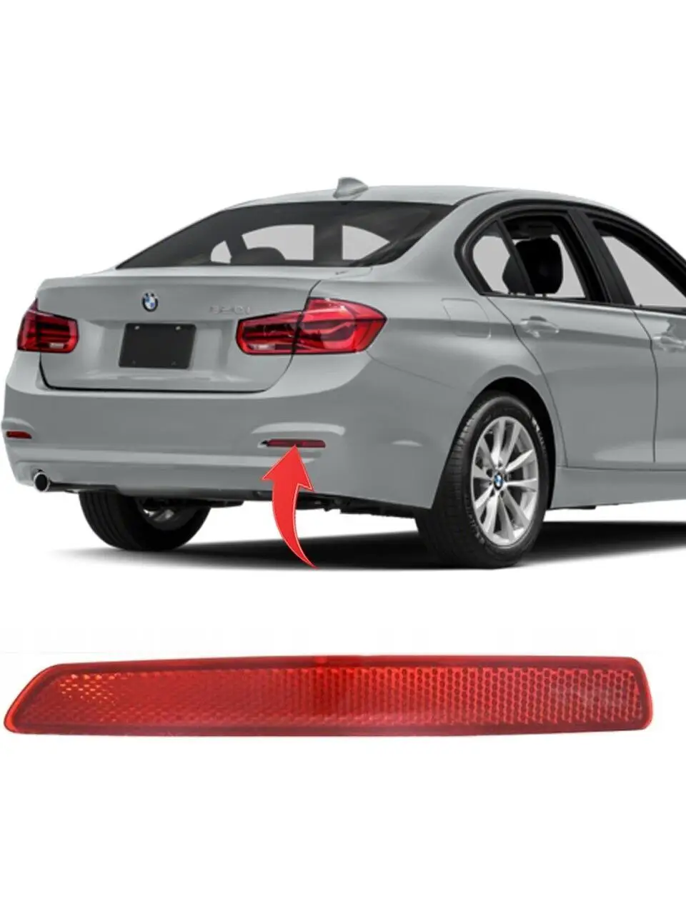 BMW F30 Right Rear Bumper Reflector - GKL 340373