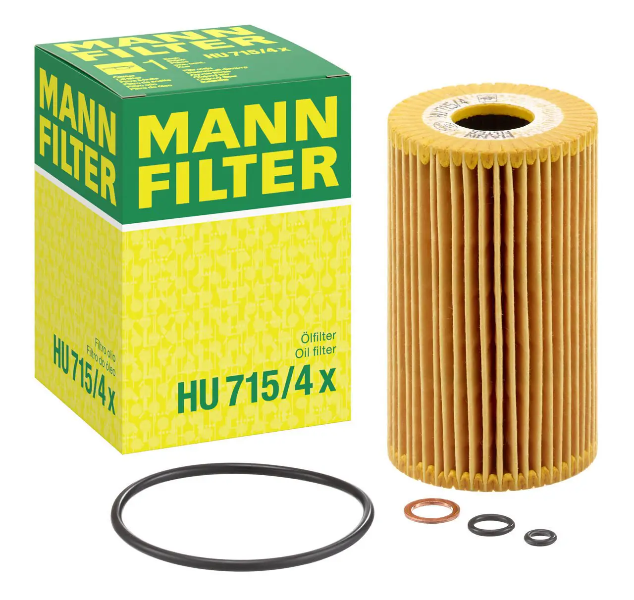 BMW 3 Serisi E36 316i M43 Yağ Filtresi | MANN HU 715/4X