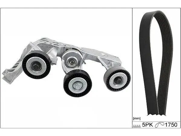 Mercedes A Serisi W168 A 140 Kanallı V Kayışı Seti | INA 529 0081 10