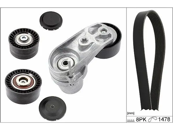 BMW 5 Series F10 535d Belt Tensioner - INA