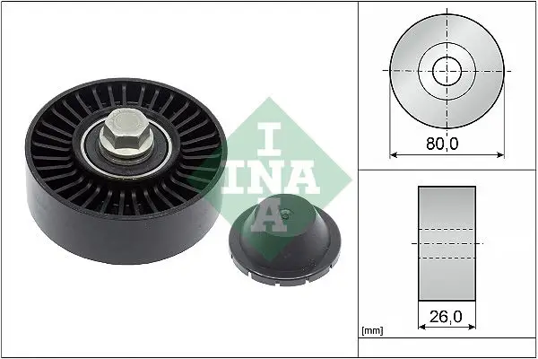 BMW X3 (E83) 3.0 i/si V Belt Tensioner Pulley | INA