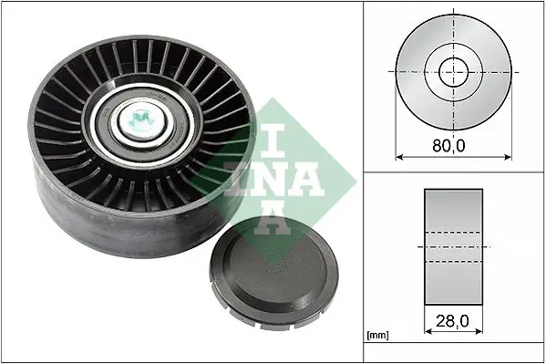 BMW E90 320d V Belt Tensioner Pulley | INA 532 0515 10