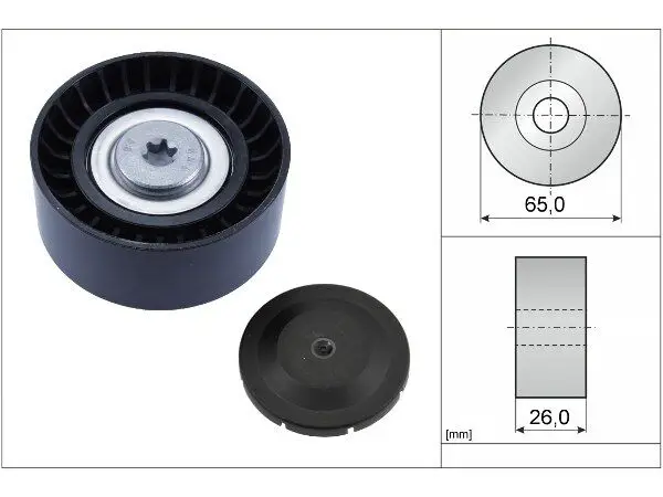 BMW X2 (F39) 18i Belt Tensioner Pulley | INA