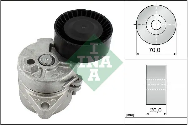 BMW X5 (E53) 3.0 V Kayış Gergisi Komple | INA 534 0104 10