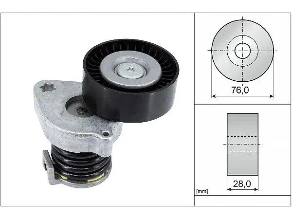 Mercedes C-Class W204 C 180 K Belt Tensioner | INA