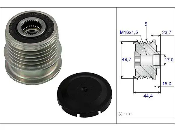 Mercedes A Serisi W168 A 210 Alternatör Kasnağı | INA 535 0011 10